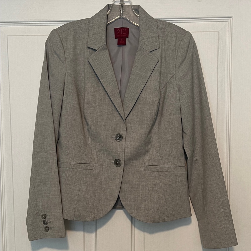212 Collection Women's Classic Gray Suit Jacket